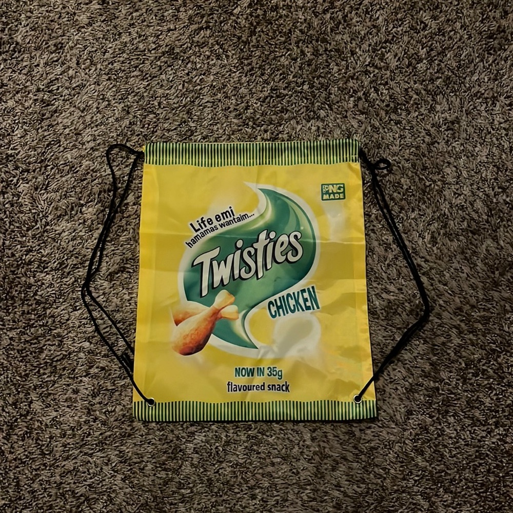Twisties Chicken Drawstring Bag